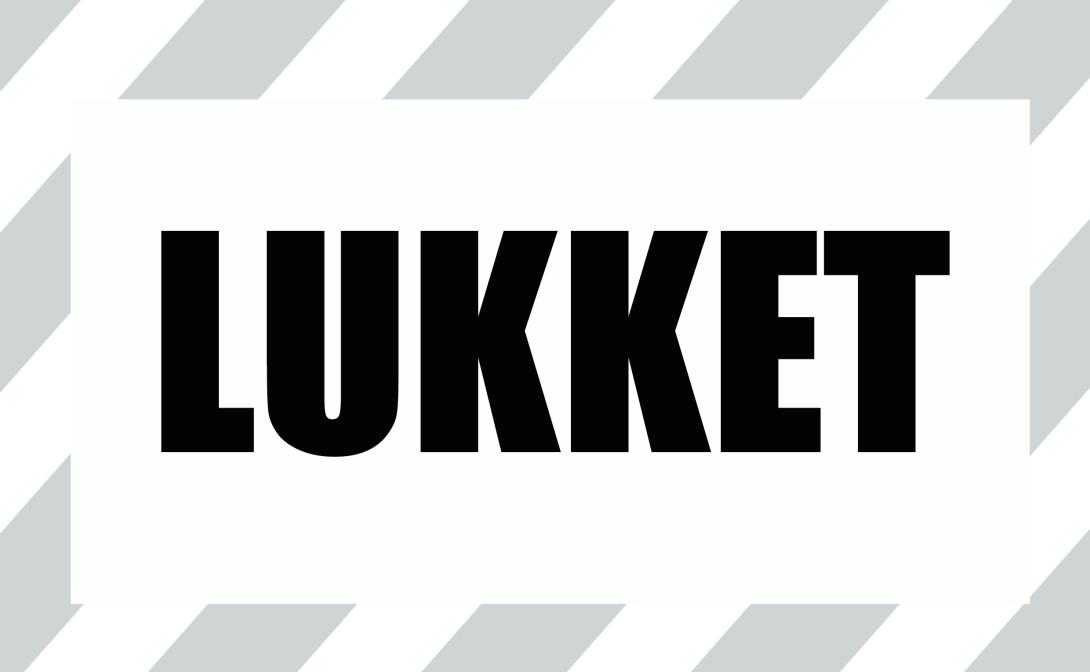 Kontoret holder lukket