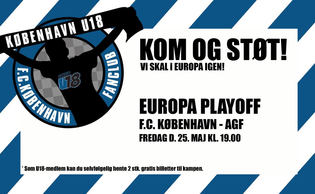 Kom gratis til Europa Playoff med U18